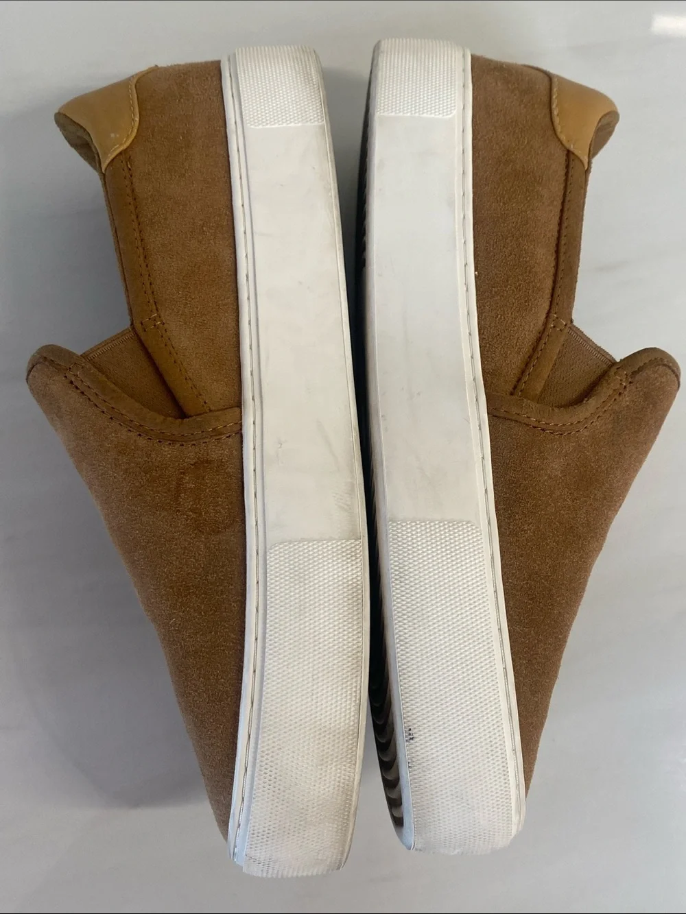 UGG Women's Suede Slip-On Loafers in Chestnut Brown